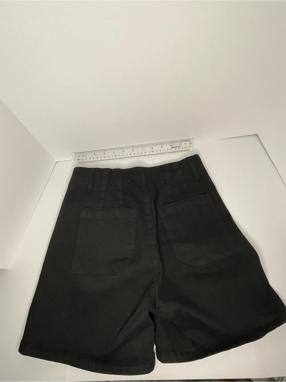 CHARLIE B Black cotton shorts